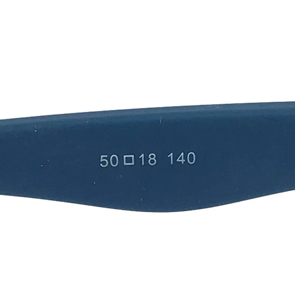 Modern Eyeglasses Frames CRAZE BLACK/BLUE Matte Rectangle Full Rim 50-18-140